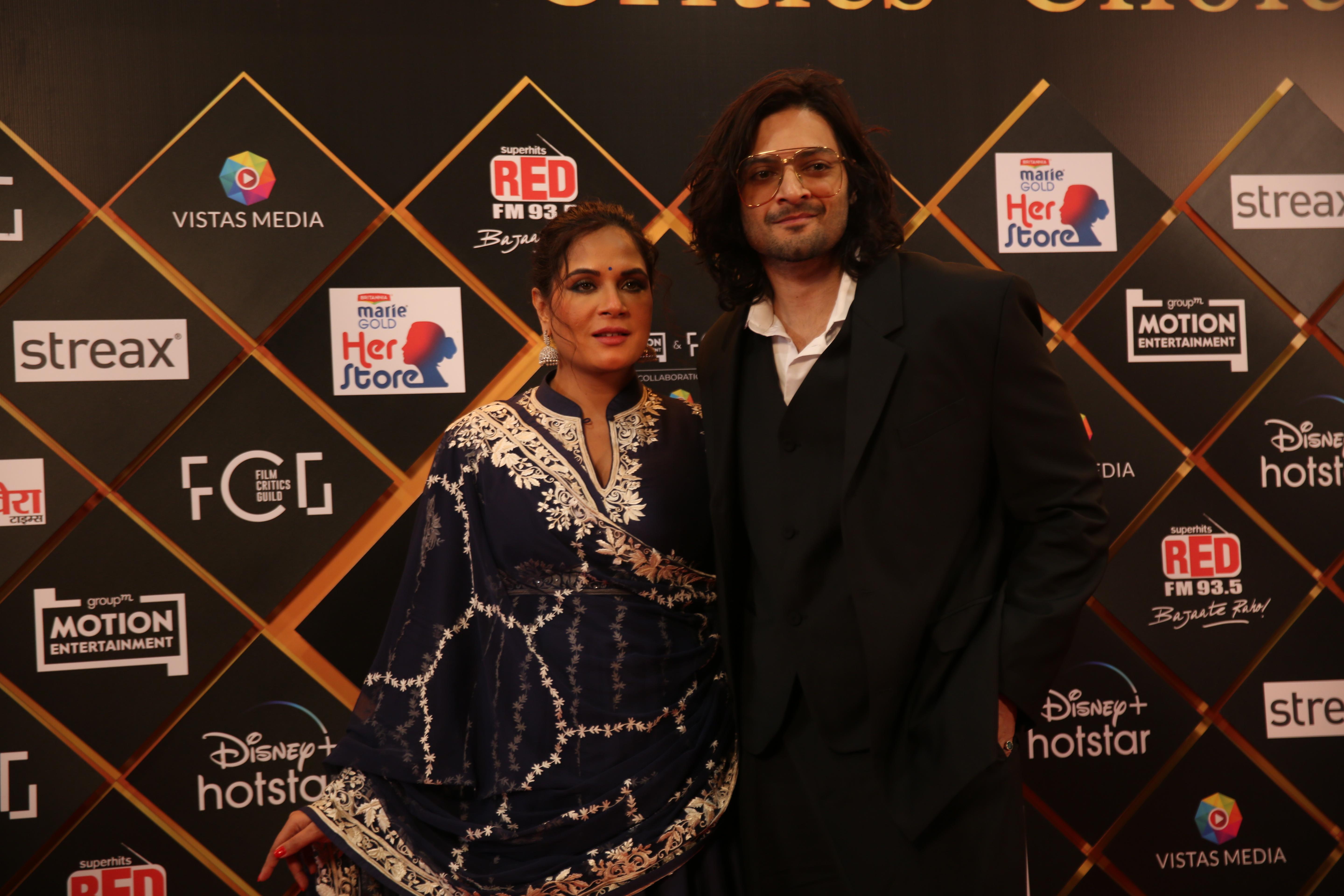Parents-to-be Richa and Ali Fazal were glowing at the Critics Choice Awards red carpet